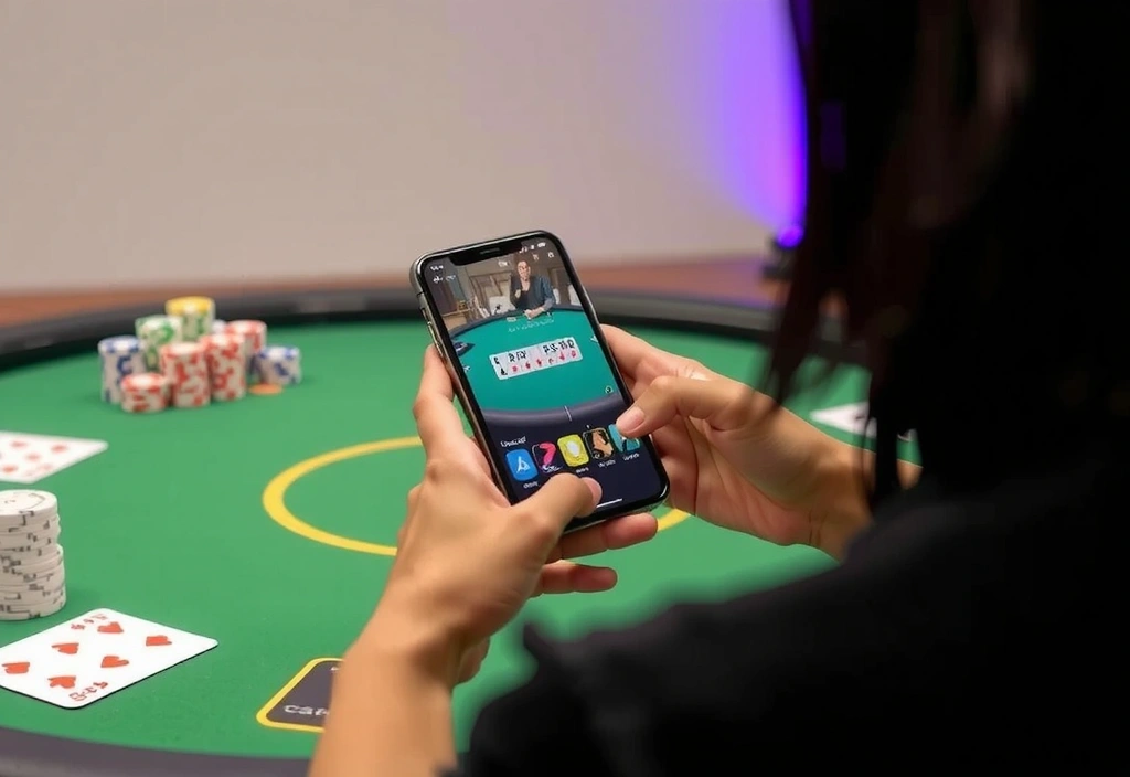 Application mobile poker